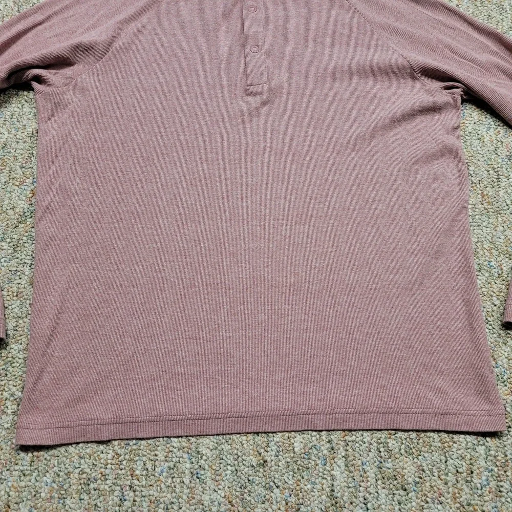 johnnie-O Henley Pullover Mens Large Malibu Red Long Sleeve Mock Neck JMKO2390